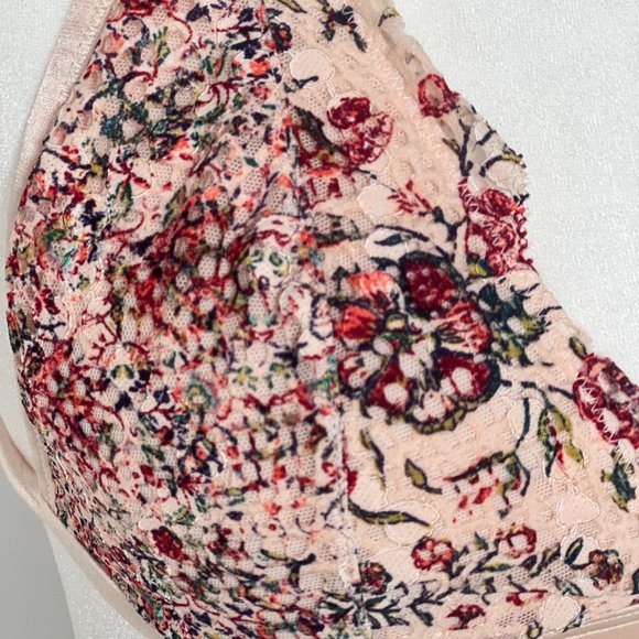 Victoria Secret Flora Embroidered Lightly Padded Bralette Large - Picture 7 of 8